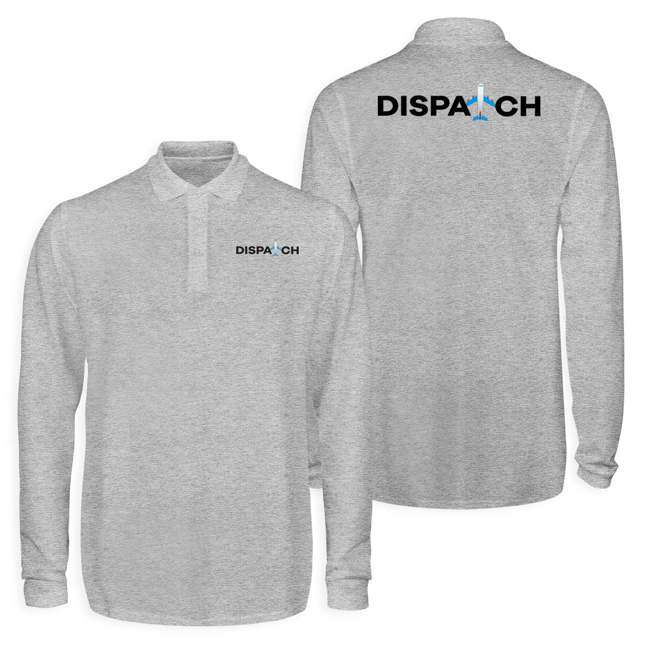 Dispatch Designed Long Sleeve Polo T-Shirts (Double-Side)