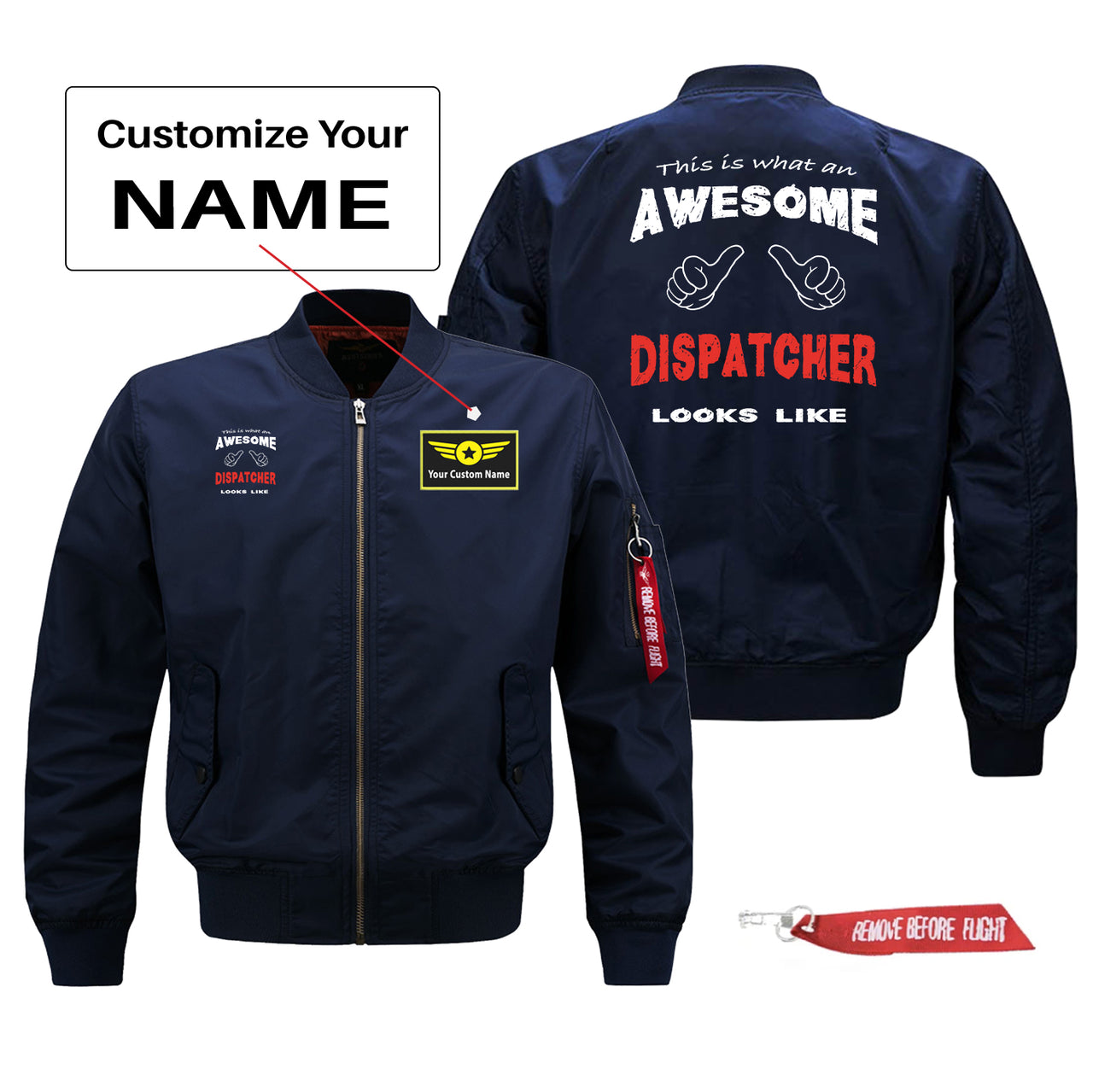 Dispatcher Designed Pilot Jackets (Customizable)