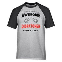 Thumbnail for This is What an Awesome Dispatcher Looks Like Raglan T-Shirts