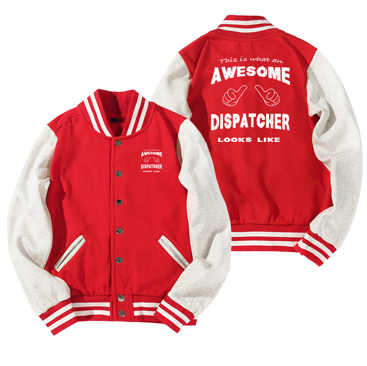Dispatcher Designed Baseball Style Jackets