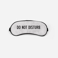 Thumbnail for Do Not Disturb Sleep Masks Aviation Shop Light Gray Sleep Mask 