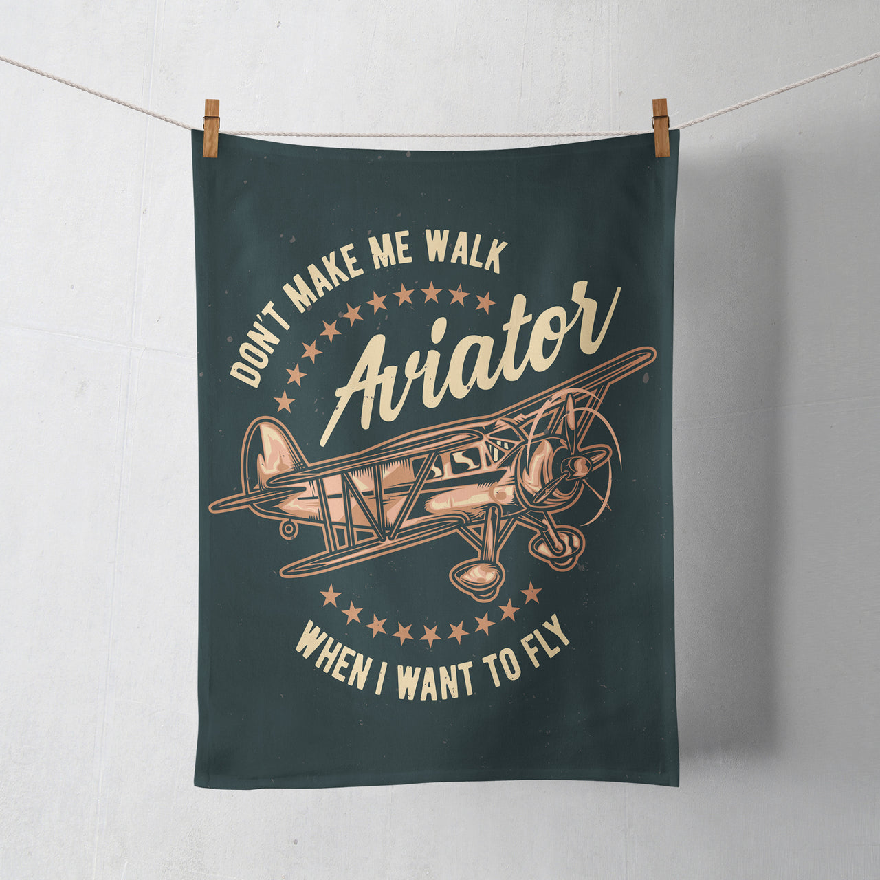 Don't Make me Walk When I want To Fly Designed Towels