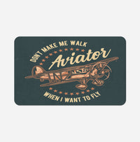 Thumbnail for Don't Make me Walk When I want To Fly Designed Bath Mats