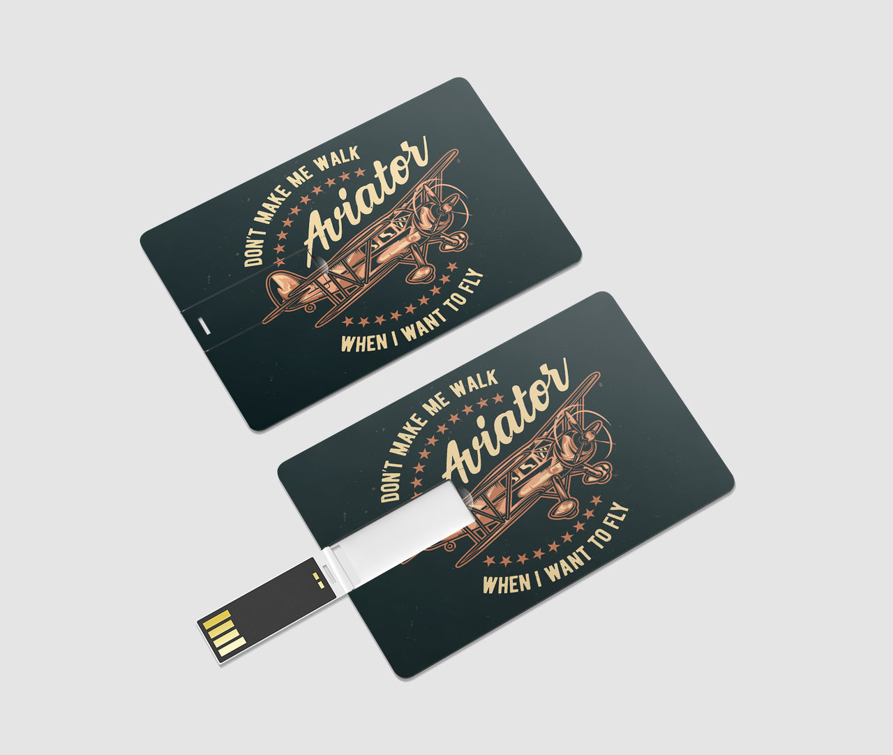 Don't Make me Walk When I want To Fly Designed USB Cards