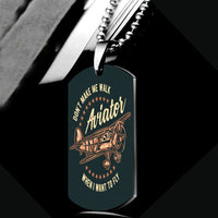 Thumbnail for Don't Make me Walk When I want To Fly Designed Metal Necklaces