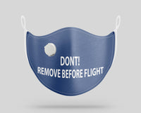 Thumbnail for Don't Remove Before Flight Designed Face Masks