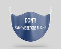 Thumbnail for Don't Remove Before Flight Designed Face Masks