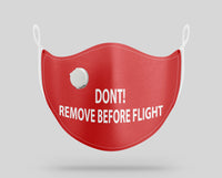 Thumbnail for Don't Remove Before Flight Designed Face Masks