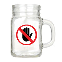 Thumbnail for Don't Touch Please Designed Cocktail Glasses