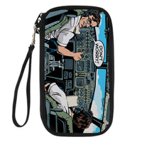 Thumbnail for Don't Worry Thumb Up Captain-Horizontal Designed Travel Cases & Wallets