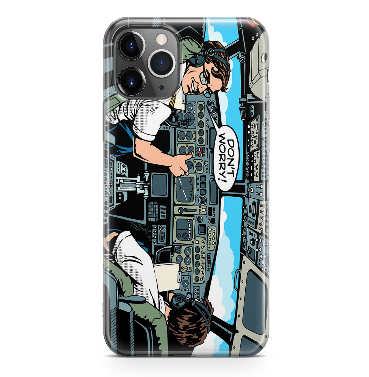 Don't Worry Thumb Up Captain Printed iPhone Cases
