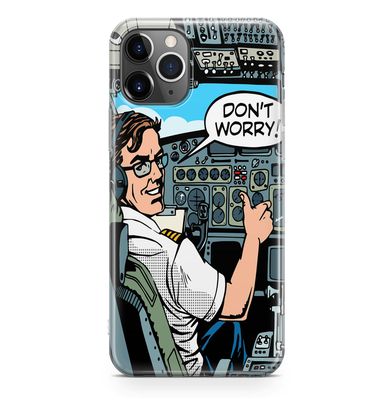 Don't Worry Thumb Up Captain Printed iPhone Cases