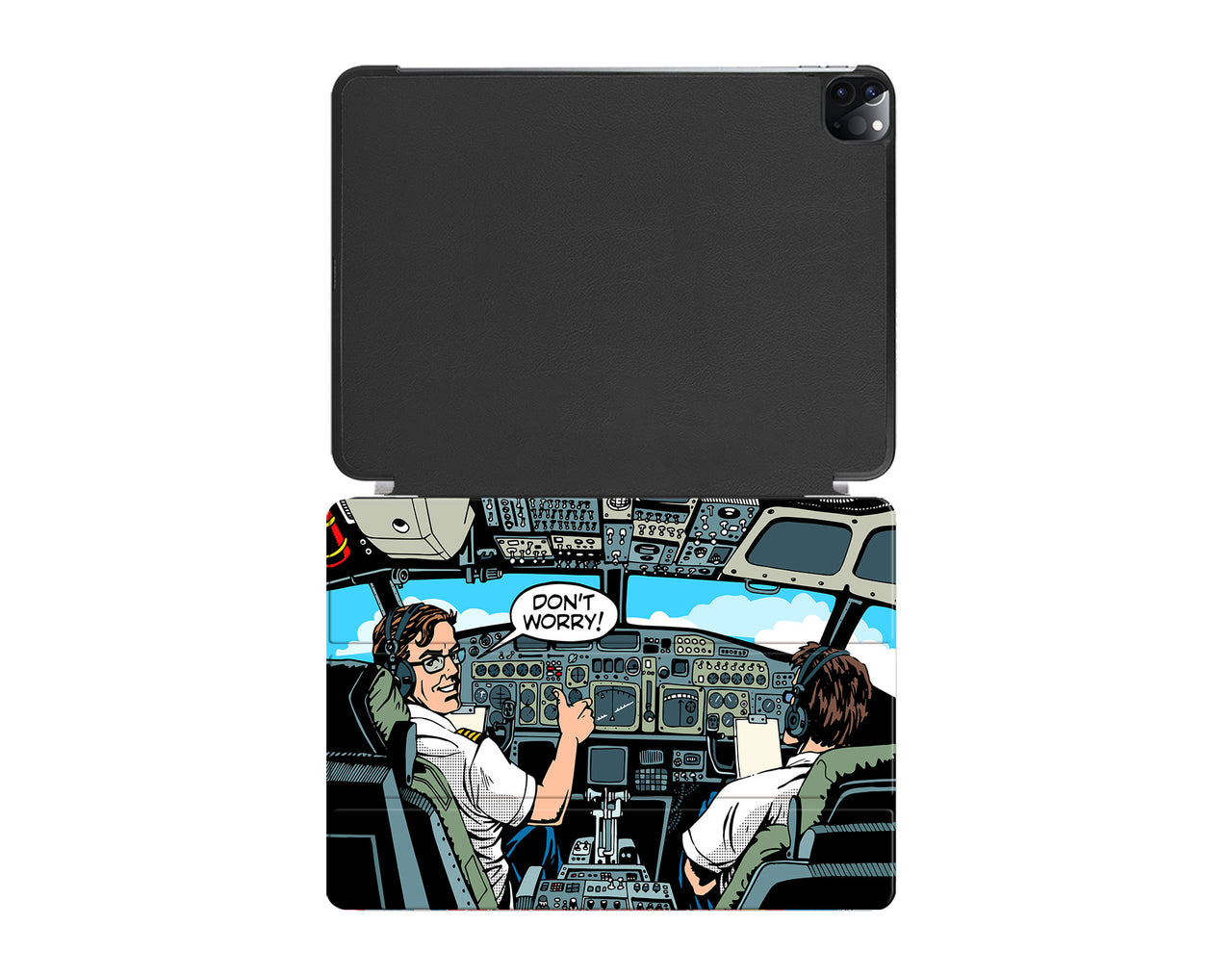 Don't Worry Thumb Up Captain Designed iPad Cases