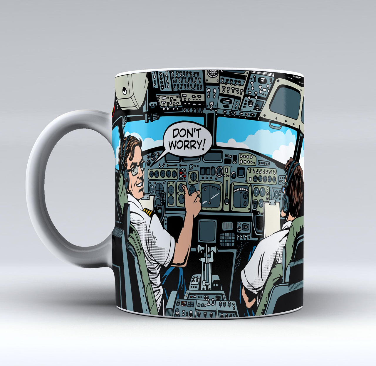 Don't Worry Thumb Up Captain Designed Mugs