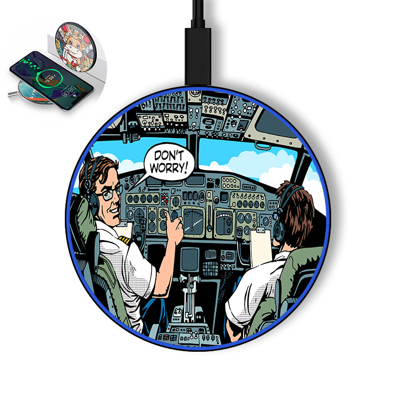 Don't Worry Thumb Up Captain Designed Wireless Chargers