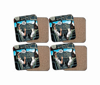 Thumbnail for Don't Worry Thumb Up Captain Designed Coasters