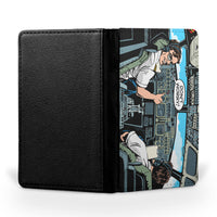 Thumbnail for Don't Worry Thumb Up Captain Printed Passport & Travel Cases