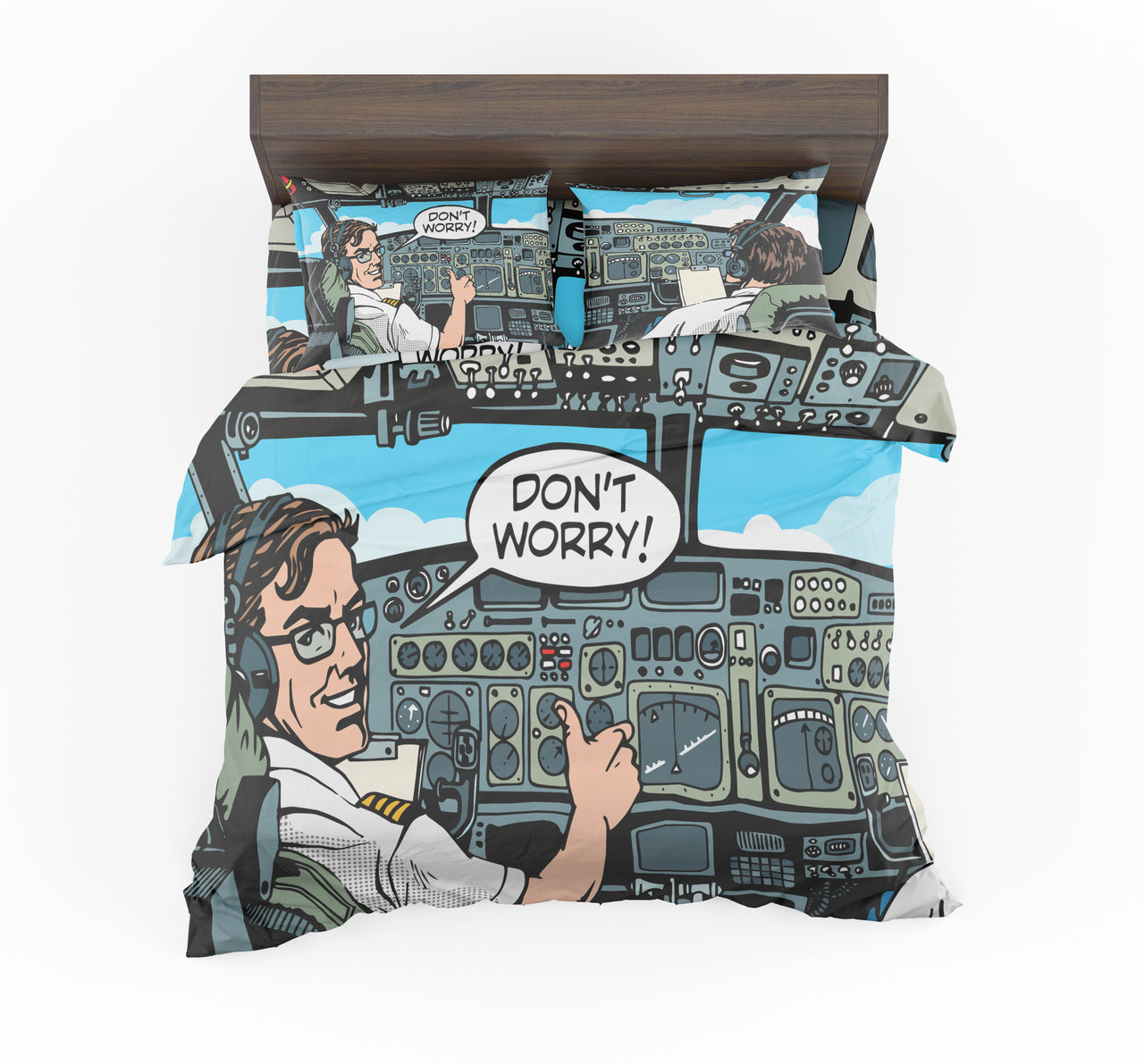 Don't Worry Thumb Up Captain Designed Bedding Sets