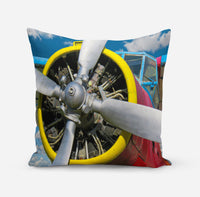 Thumbnail for Double-Decker Airplane's Propeller Designed Pillows