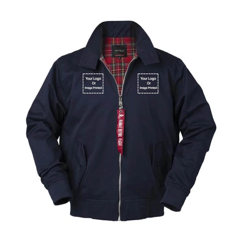 Custom DOUBLE LOGOS Designed Vintage Style Jackets