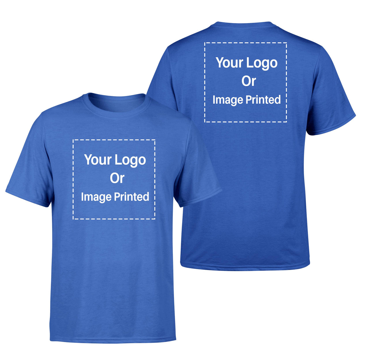 Custom Double Logo (BIG) Designed T-Shirts