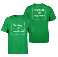 Thumbnail for Custom Double Logo (BIG) Designed T-Shirts