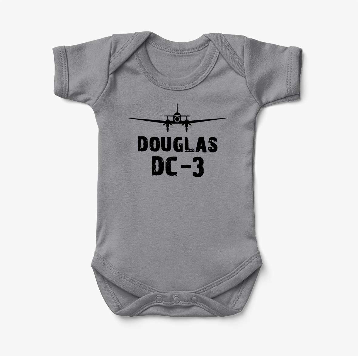 Douglas DC-3 & Plane Designed Baby Bodysuits