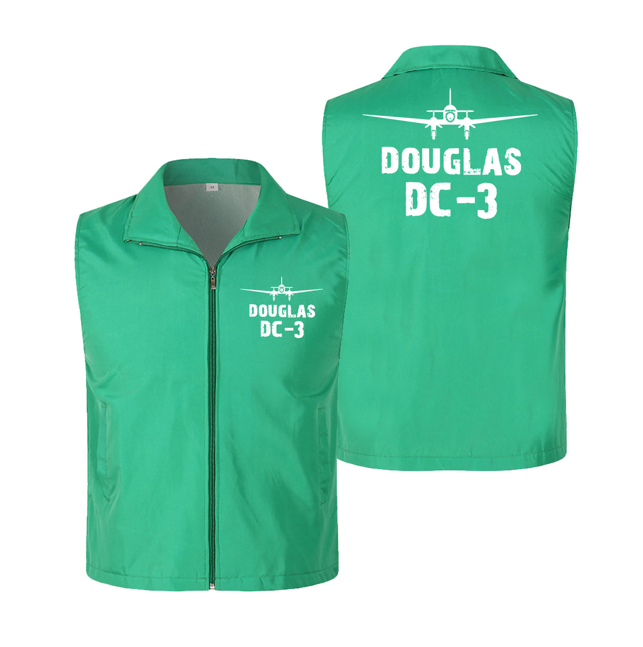 Douglas DC-3 & Plane Designed Thin Style Vests