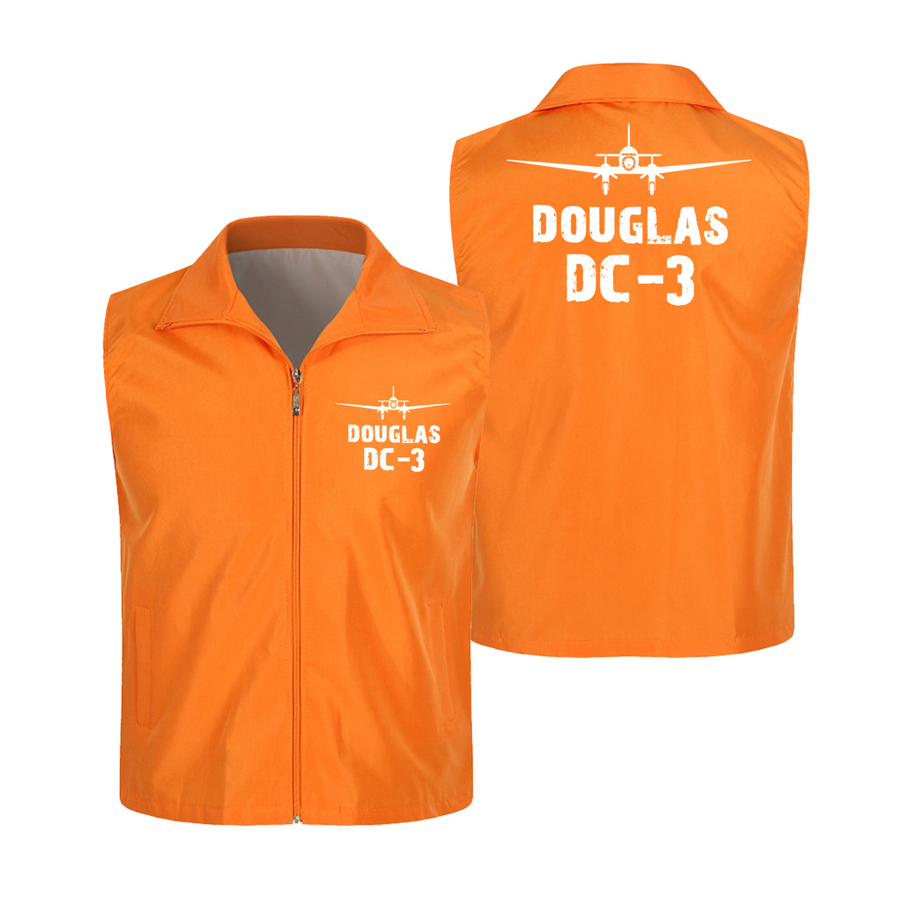 Douglas DC-3 & Plane Designed Thin Style Vests