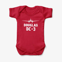 Thumbnail for Douglas DC-3 & Plane Designed Baby Bodysuits