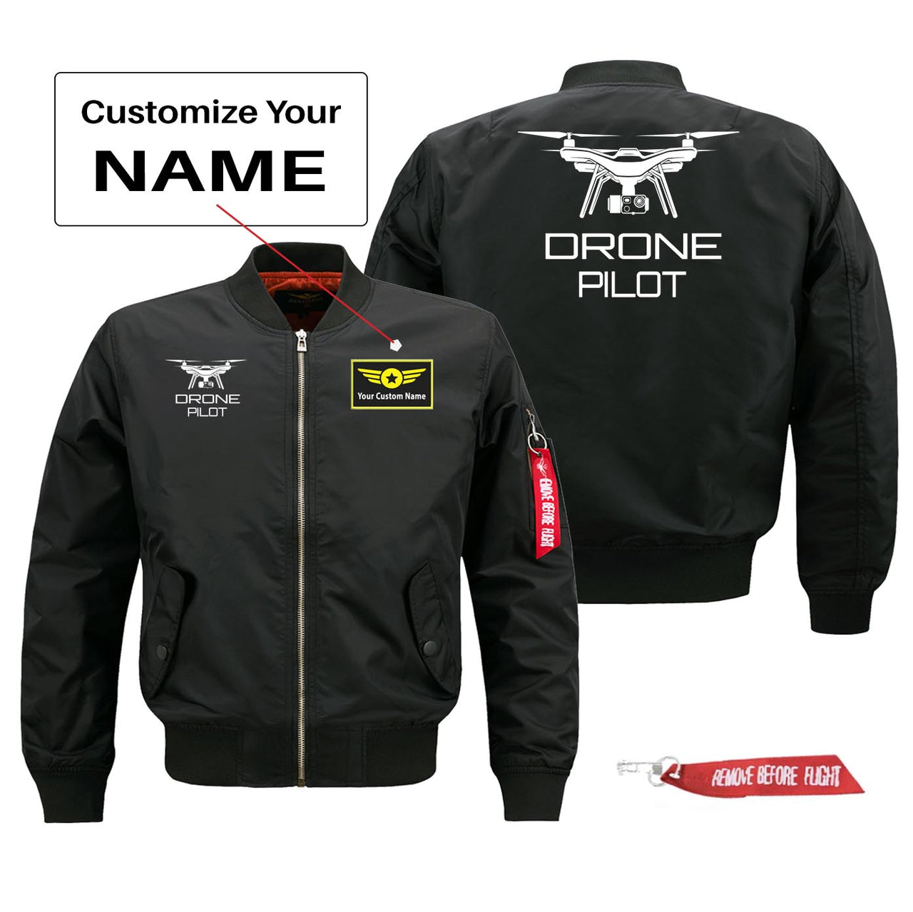 Drone Pilot Designed Pilot Jackets (Customizable)