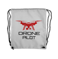 Thumbnail for Drone Pilot Designed Drawstring Bags