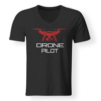 Thumbnail for Drone Pilot Designed V-Neck T-Shirts
