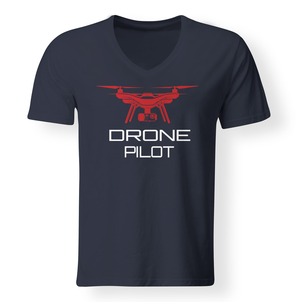 Drone Pilot Designed V-Neck T-Shirts
