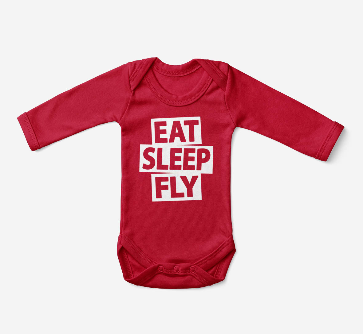 Eat Sleep Fly Designed Baby Bodysuits