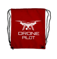 Thumbnail for Drone Pilot Designed Drawstring Bags