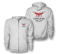Thumbnail for Drone Pilot Designed Zipped Hoodies