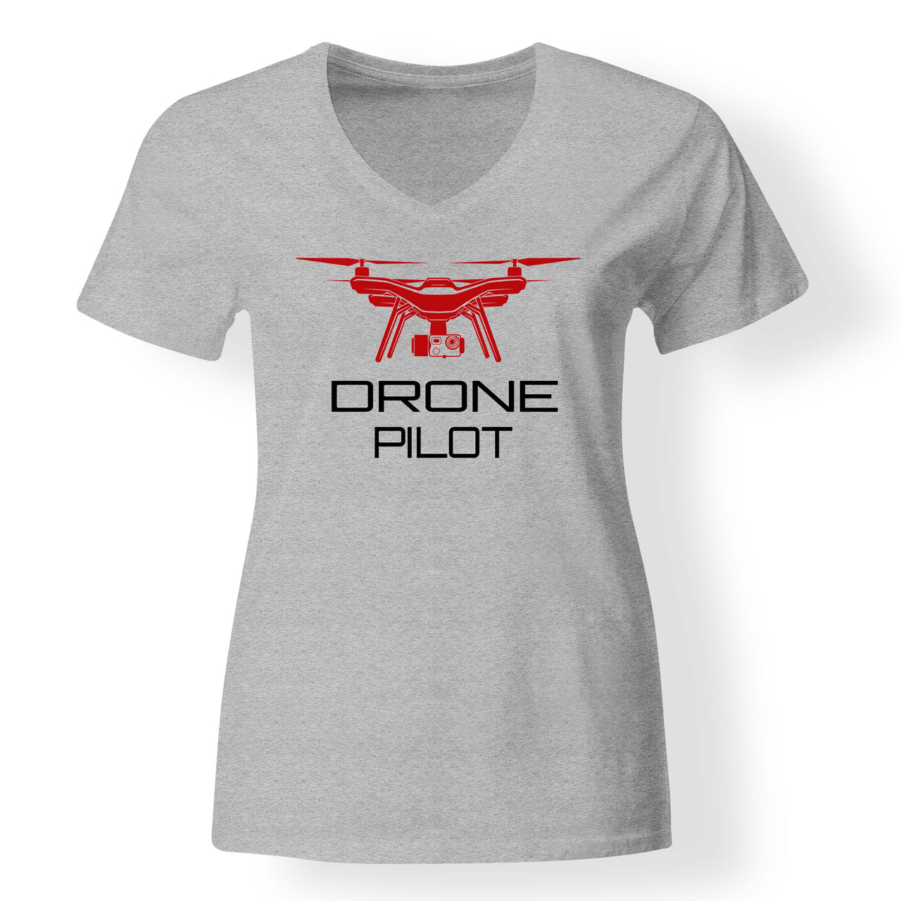 Drone Pilot Designed V-Neck T-Shirts