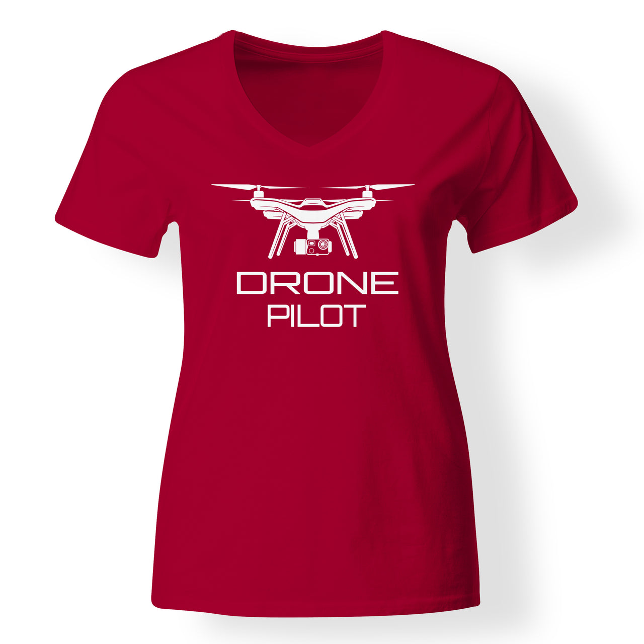 Drone Pilot Designed V-Neck T-Shirts
