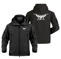 Thumbnail for Drone Silhouette Designed Military Jackets (Customizable)