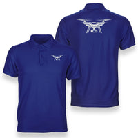 Thumbnail for Drone Silhouette Designed Double Side Polo T-Shirts