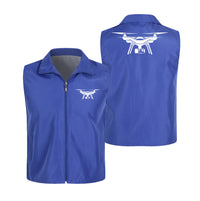 Thumbnail for Drone Silhouette Designed Thin Style Vests