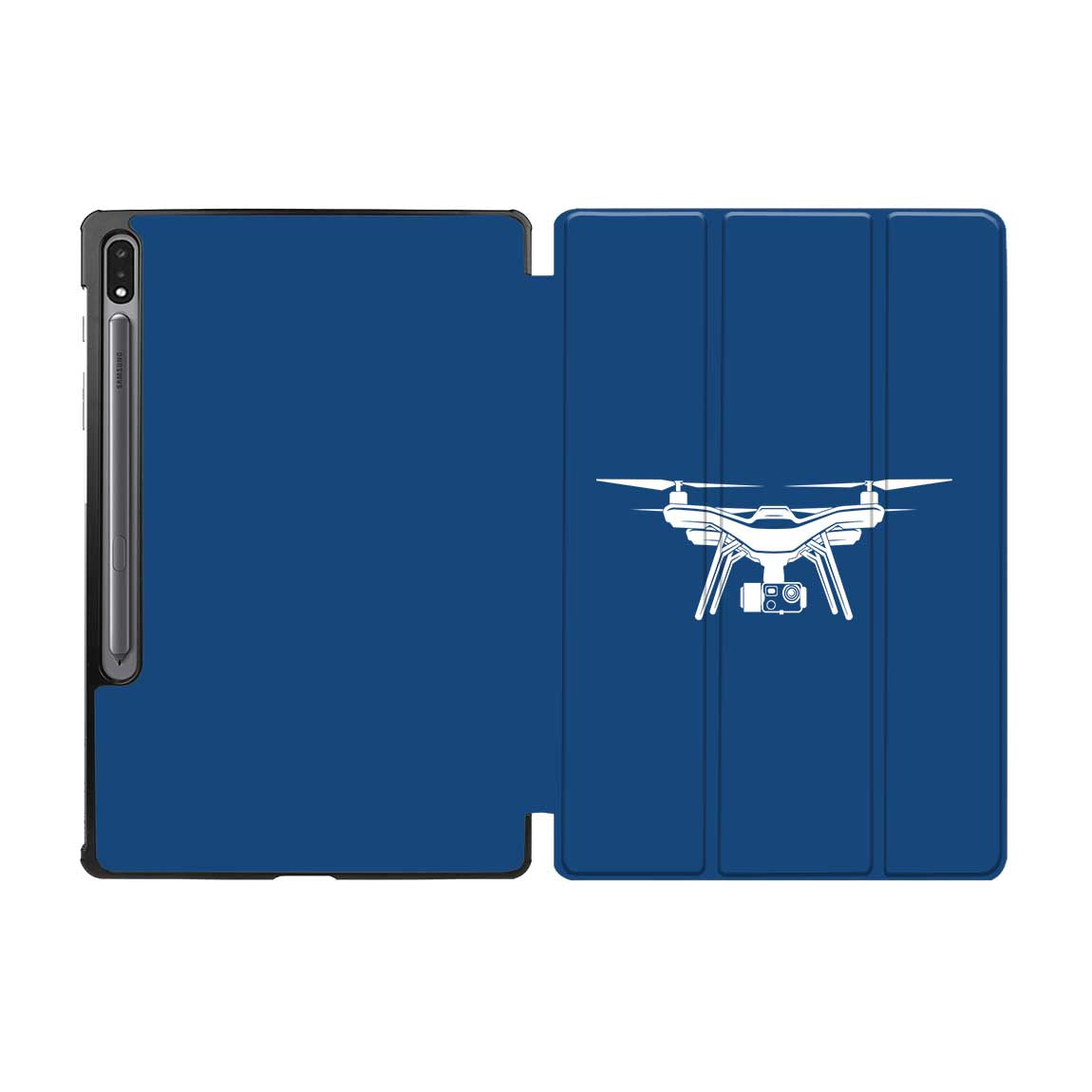 Drone Silhouette Designed Samsung Tablet Cases