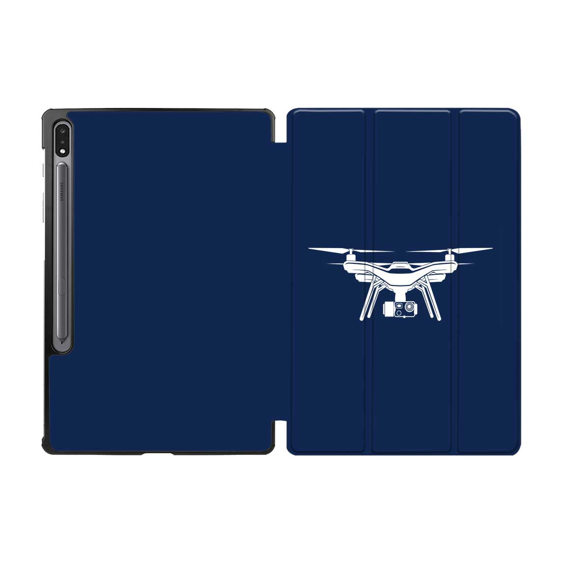 Drone Silhouette Designed Samsung Tablet Cases