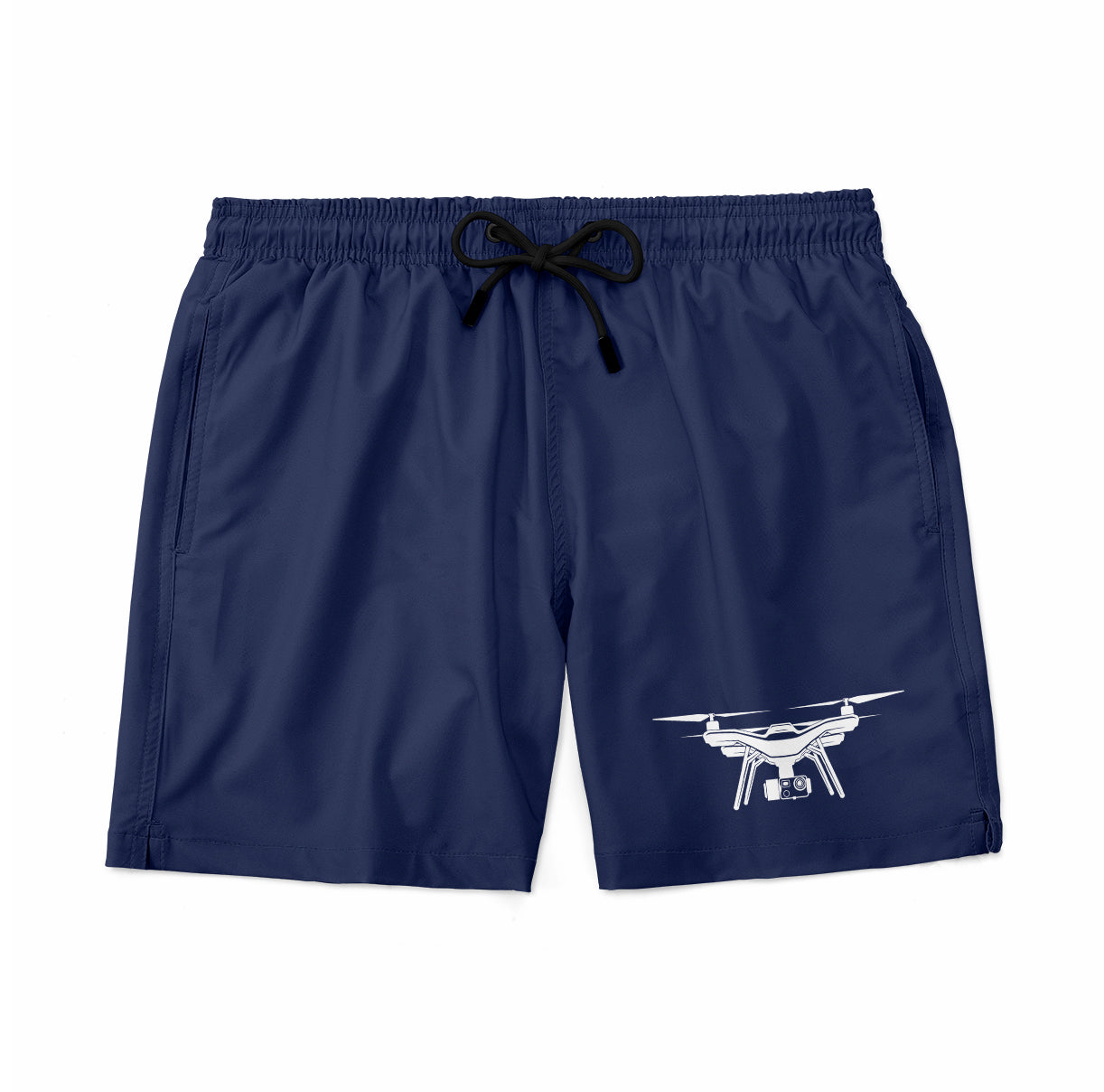 Drone Silhouette Designed Swim Trunks & Shorts