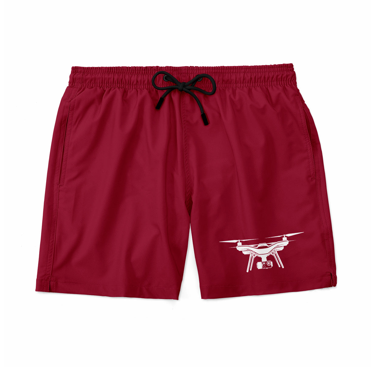 Drone Silhouette Designed Swim Trunks & Shorts