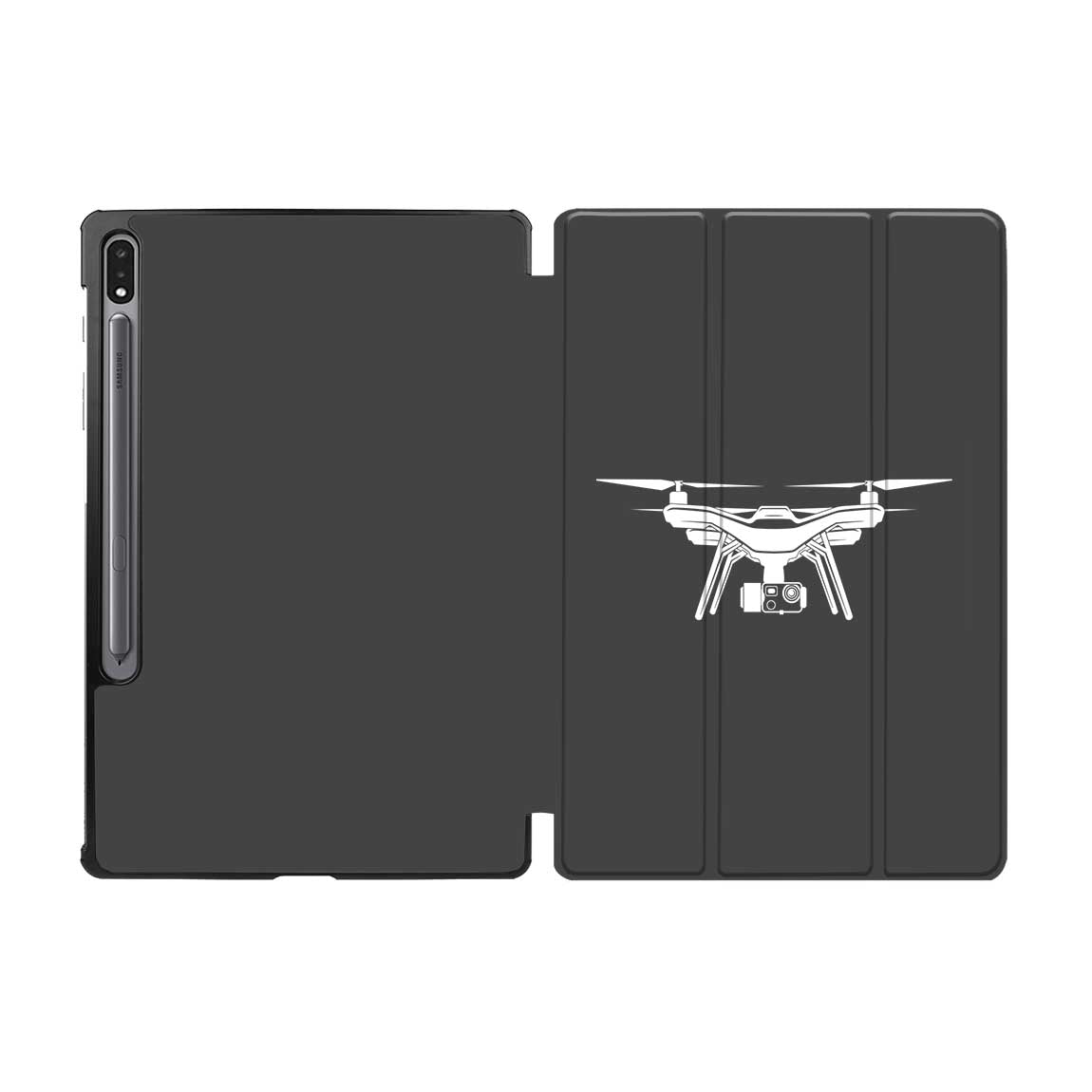 Drone Silhouette Designed Samsung Tablet Cases