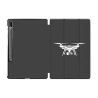 Thumbnail for Drone Silhouette Designed Samsung Tablet Cases