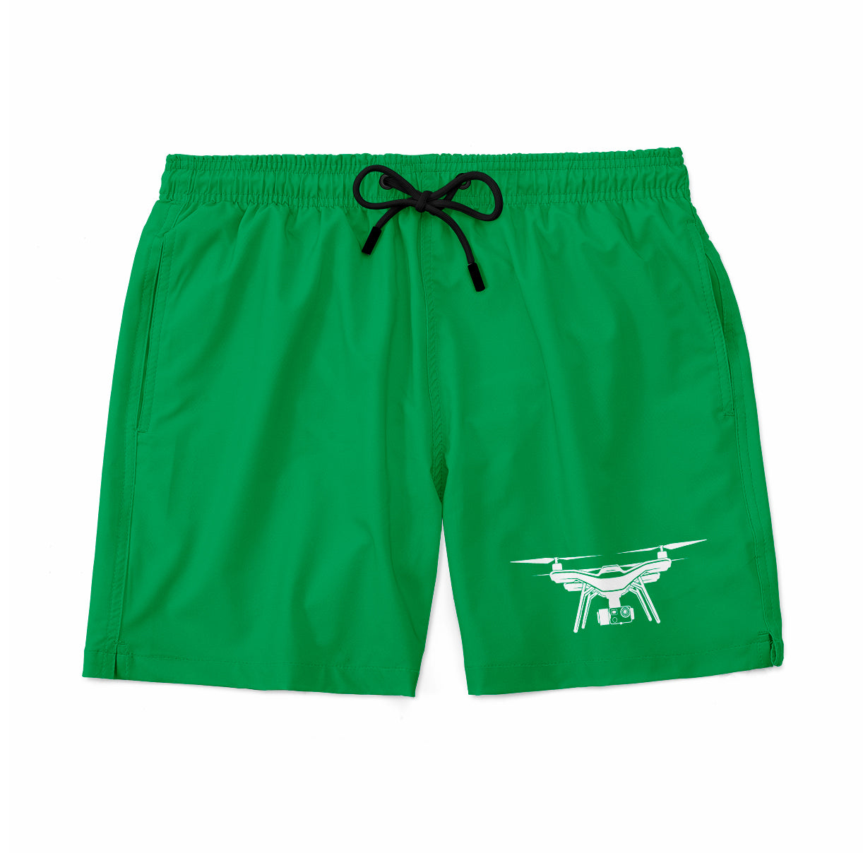 Drone Silhouette Designed Swim Trunks & Shorts