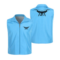 Thumbnail for Drone Silhouette Designed Thin Style Vests